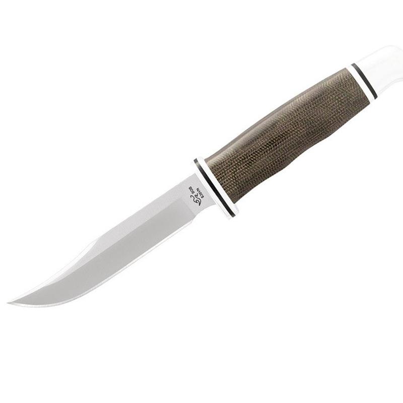 buck hunting knife woodsman pro s35vn micarta