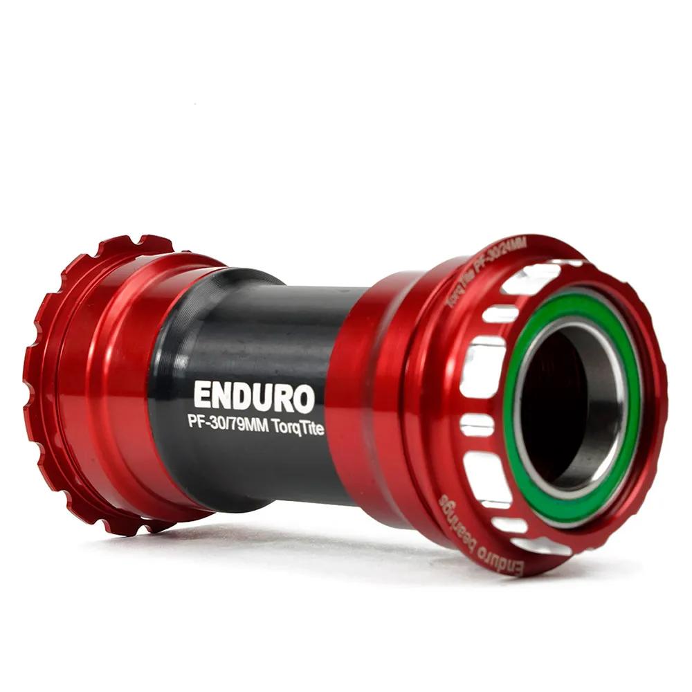 enduro bearings bottom bracket cups torqtite bbright 24mm red