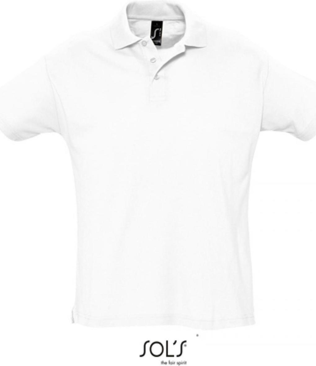sols polo shirt summer ii white xl