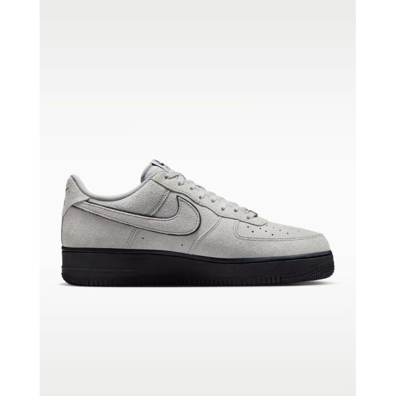 nike sneakers air force 1 low 07 lv8 light smoke grey suede black 44.5