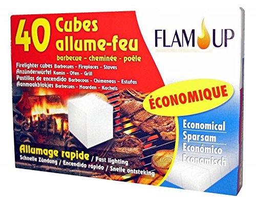 flam up barbecue ignition product 40 cubes