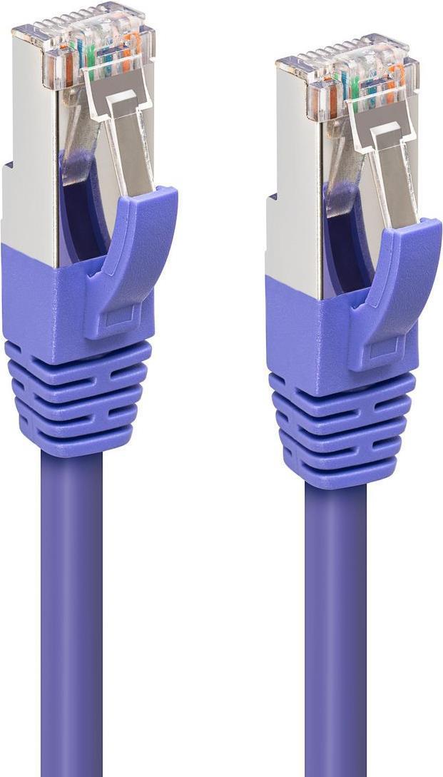 microconnect network cable cat6a s/ftp 10m purple