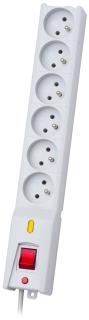 lestar surge protector power strip lx 610 5m grey