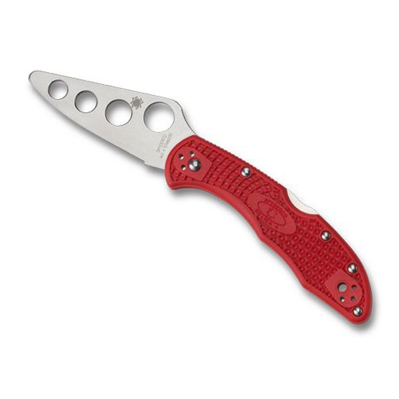 spyderco training knife c11tr red