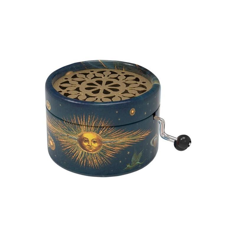 belle lurette music box starry night hand crank