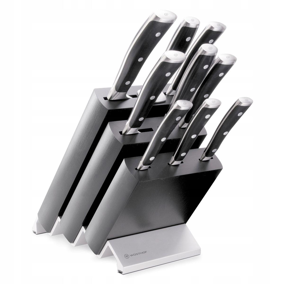 wusthof knife block set classic ikon 9 pieces