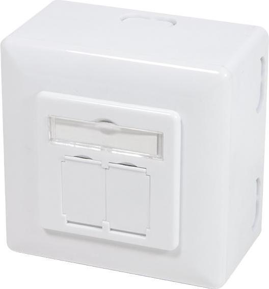 dsit patch panel dc-wall-out-stp5-w white