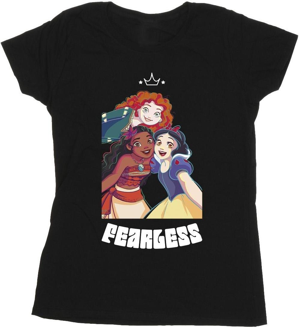 disney t-shirt princess fearless black xxl