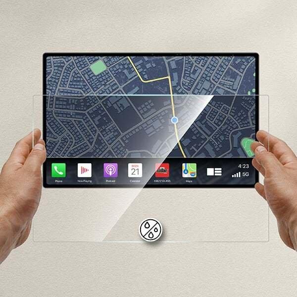 grizz glass car display protection film jetour t2 15.6 inch 2in1