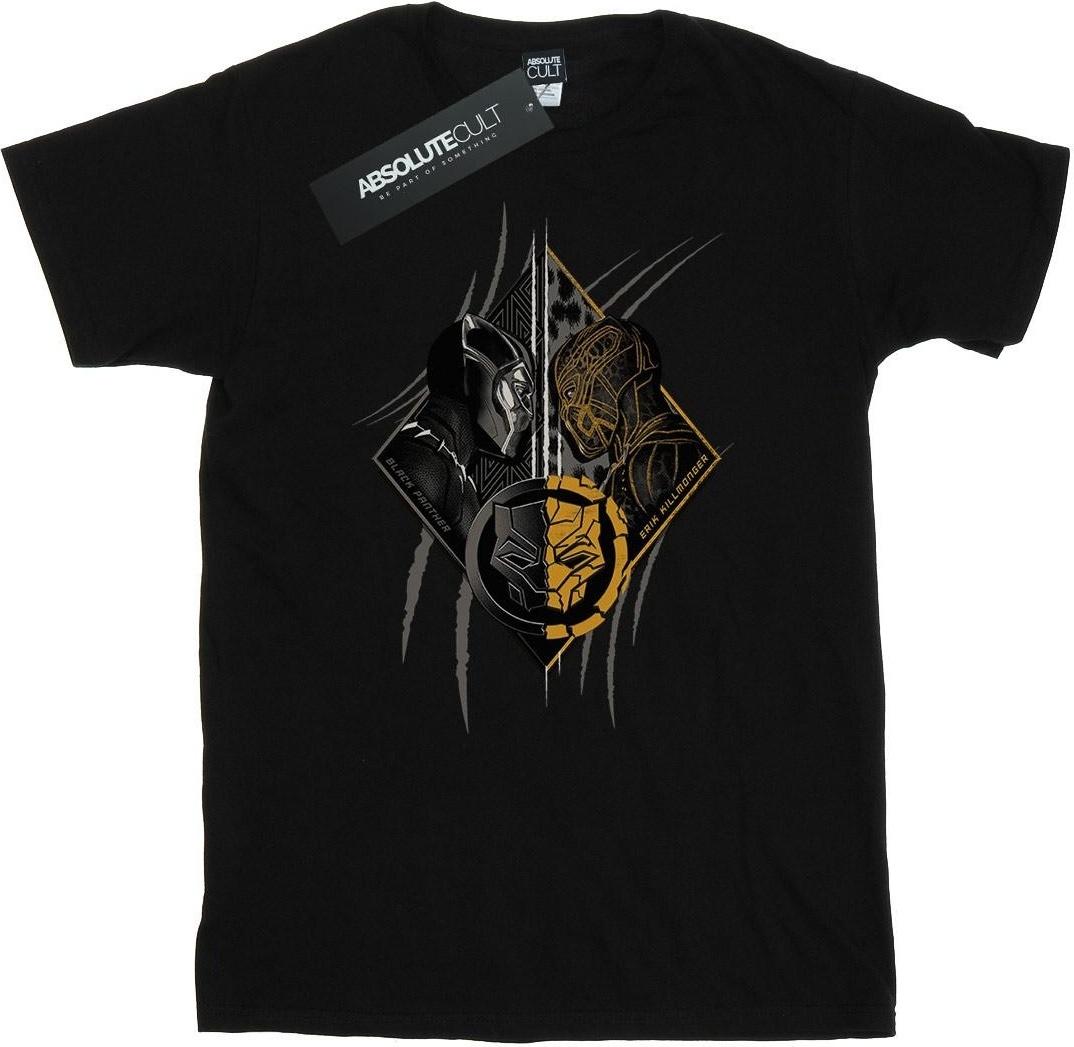 marvel t-shirt black panther vs killmonger 3xl
