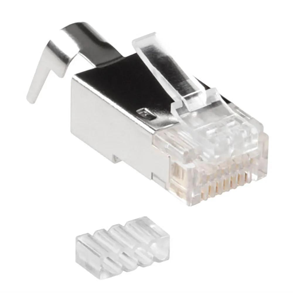 act modular connector rj45 cat6a shielded 25 pack