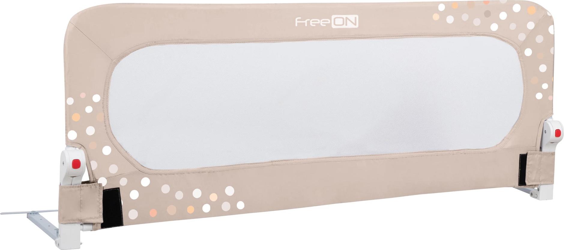 freeon crib guard rails polka dots 135cm