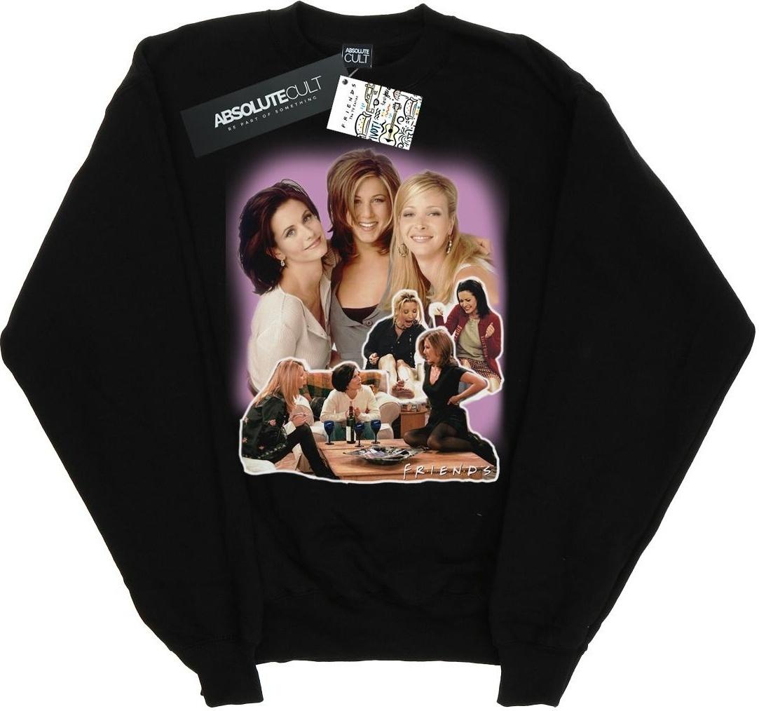 friends sweatshirt casual black xxlarge