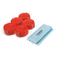 flexvit fitness bands multi 10 pack orange