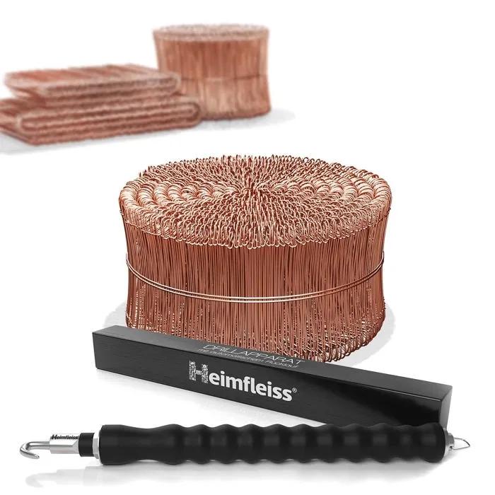 heimfleiss binding wire drill apparatus copper plated 1000 pcs