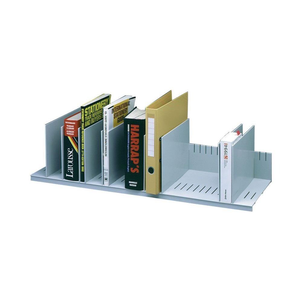paperflow file organizer flexible compartments gray 1 piece