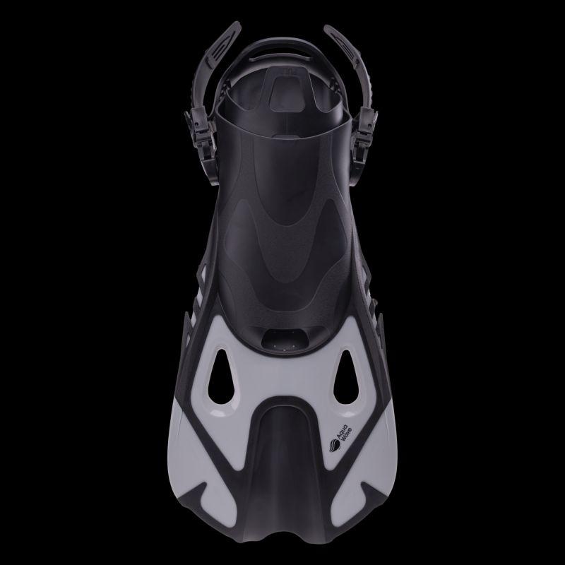 nesper fins scuba diving l/xl black/gray