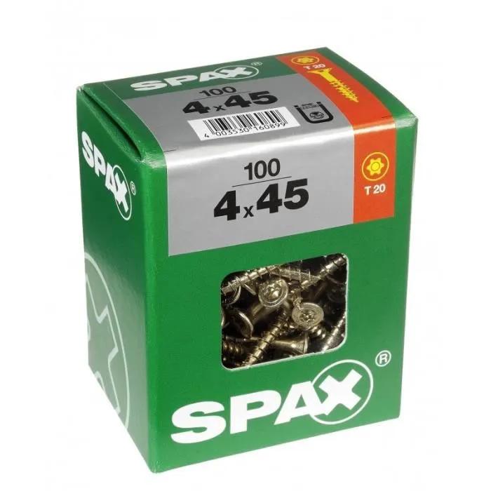 spax screw universal t-star plus 4x45mm 100 pack