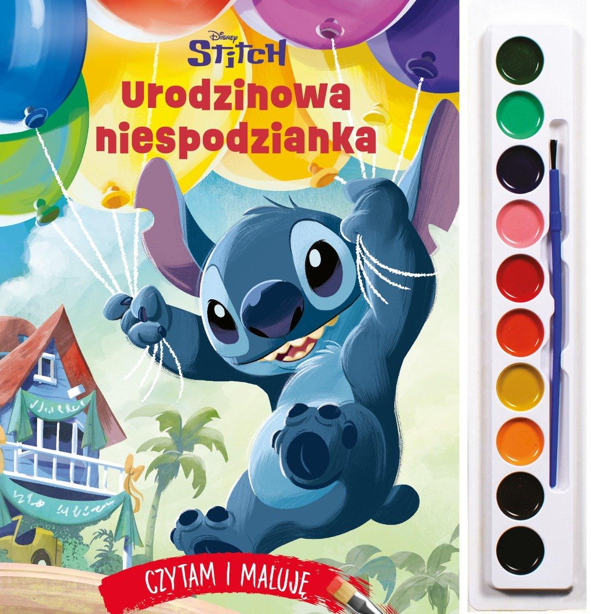 disney coloring book urodzinowa niespodzianka stitch