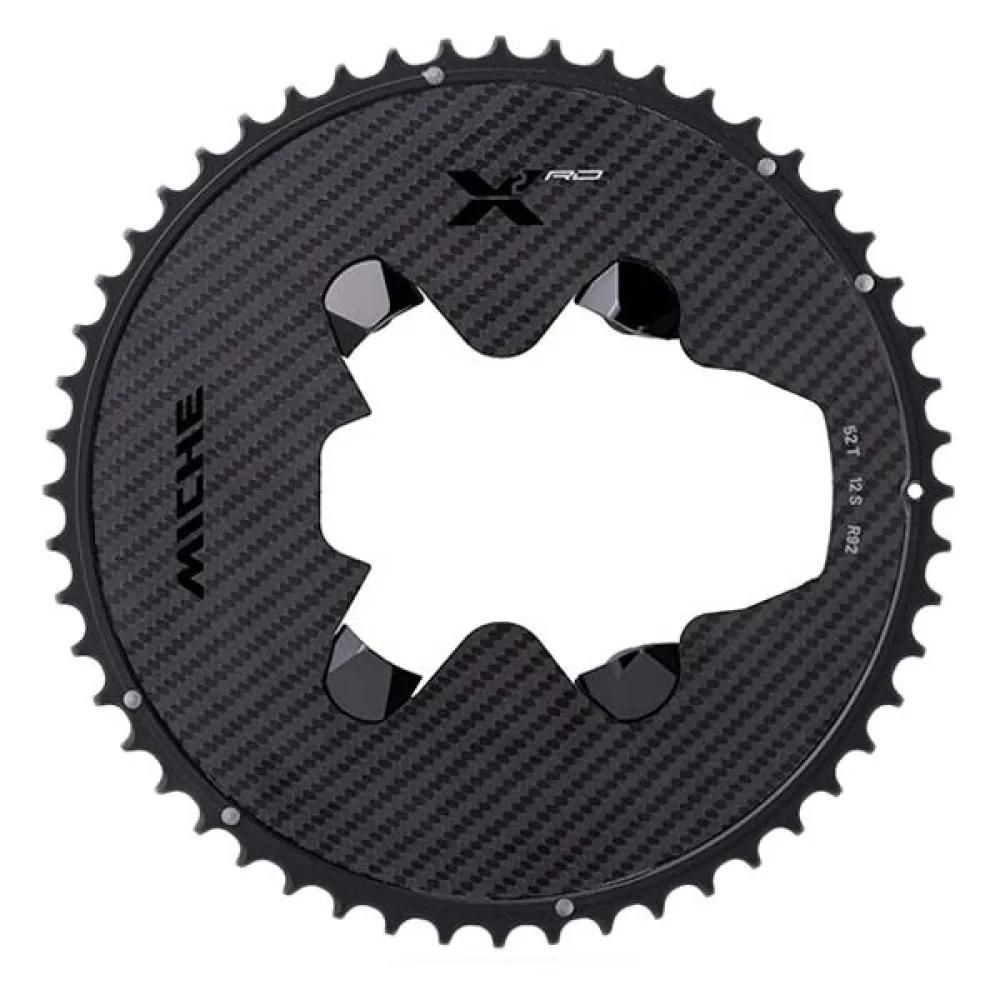 miche chainring x2 rd r92 54t aluminum/carbon