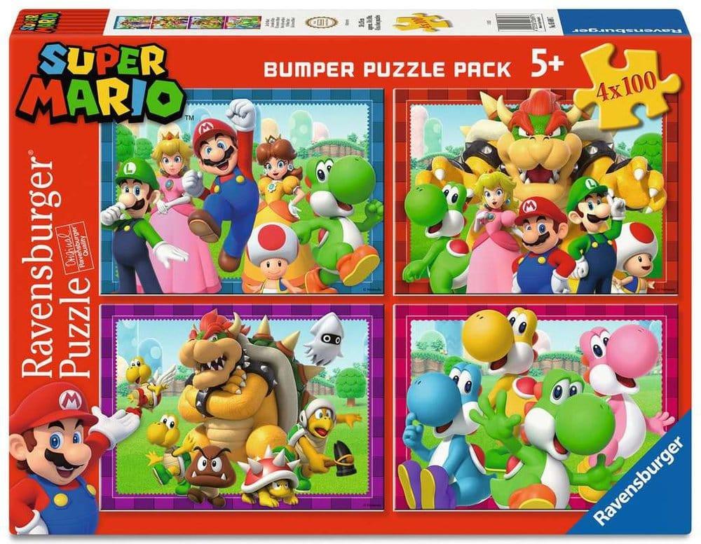 ravensburger puzzle super mario 4x100 pieces