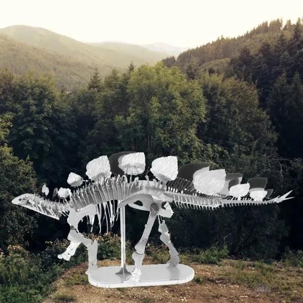 metal earth 3d model kit stegosaurus skeleton
