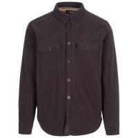 trespass corduroy shirt dattin dark grey