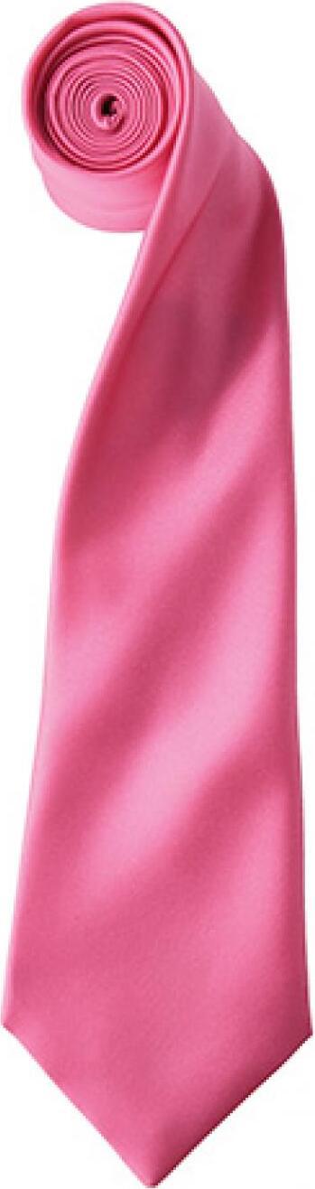 premier satin tie colours fuchsia 144x8.5cm