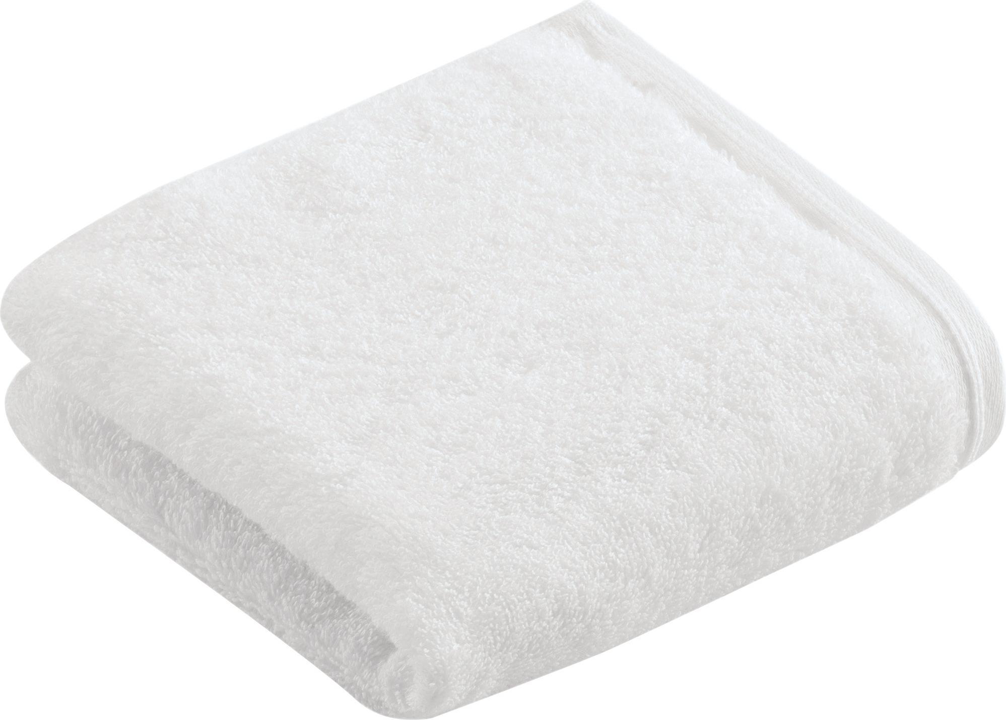 vossen guest towel vegan life 40x60cm white