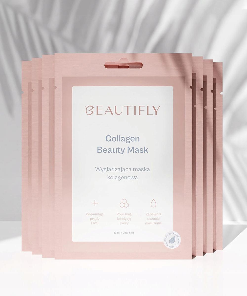 beautifly face masks collagen beauty mask 8 pack