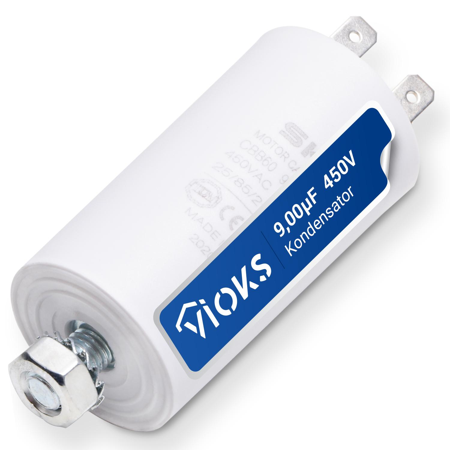 motor capacitor 9uf 450v replacement for cbb60