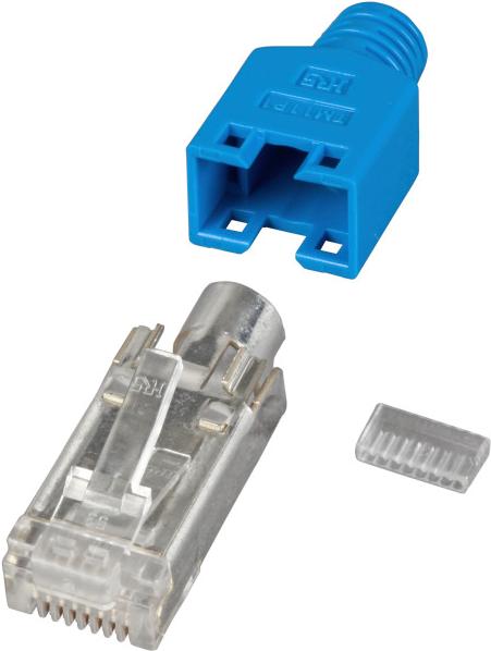 hirose rj45 connector stp tm11 blue 100 pack