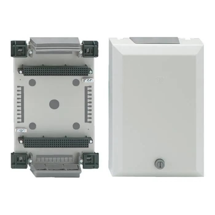 rutenbeck surface-mounted distribution box vkp 85/2 ap light gray