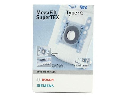 bosch vacuum cleaner bags type g 4 pack with microfilter