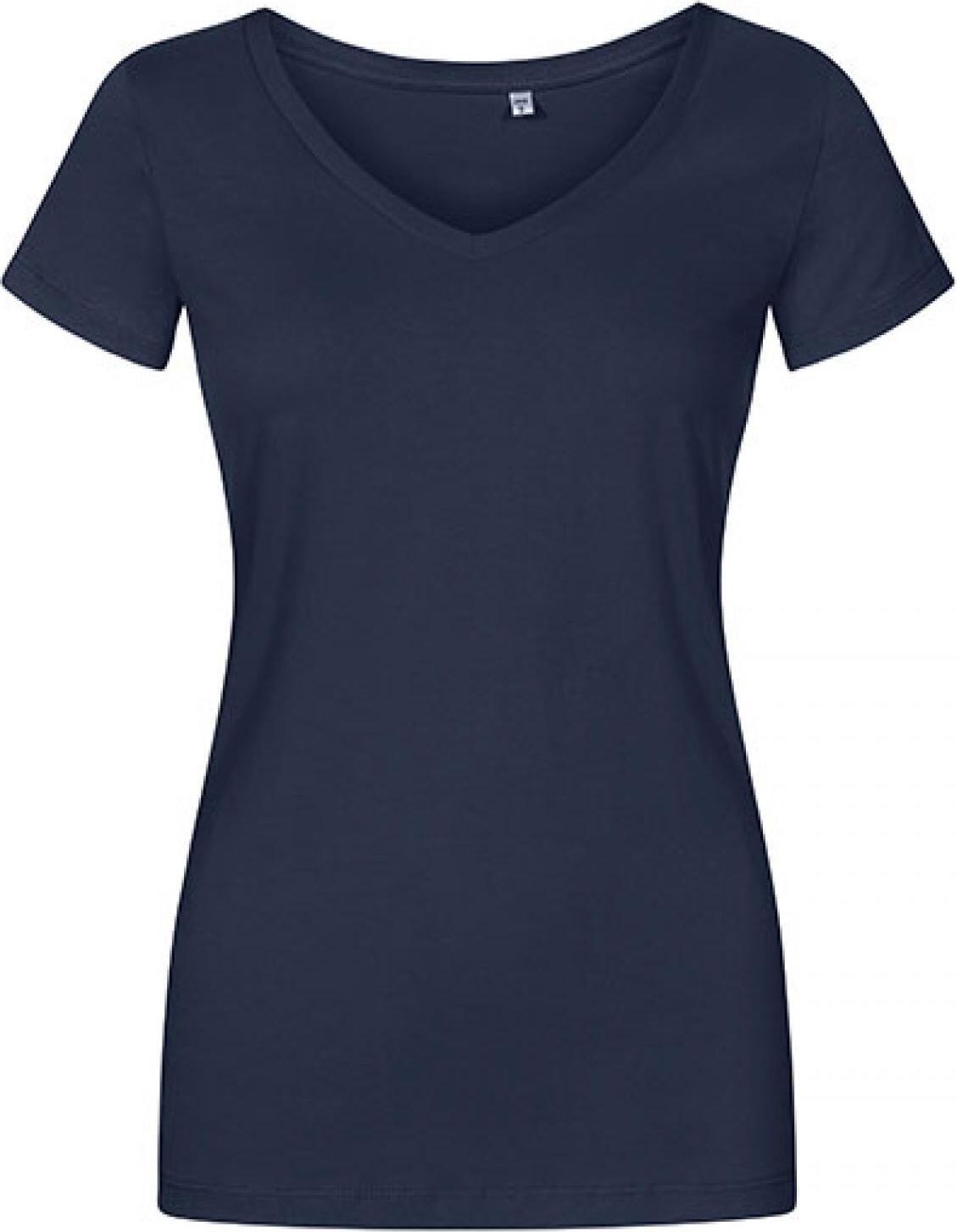 x.o v-neck t-shirt women french navy l