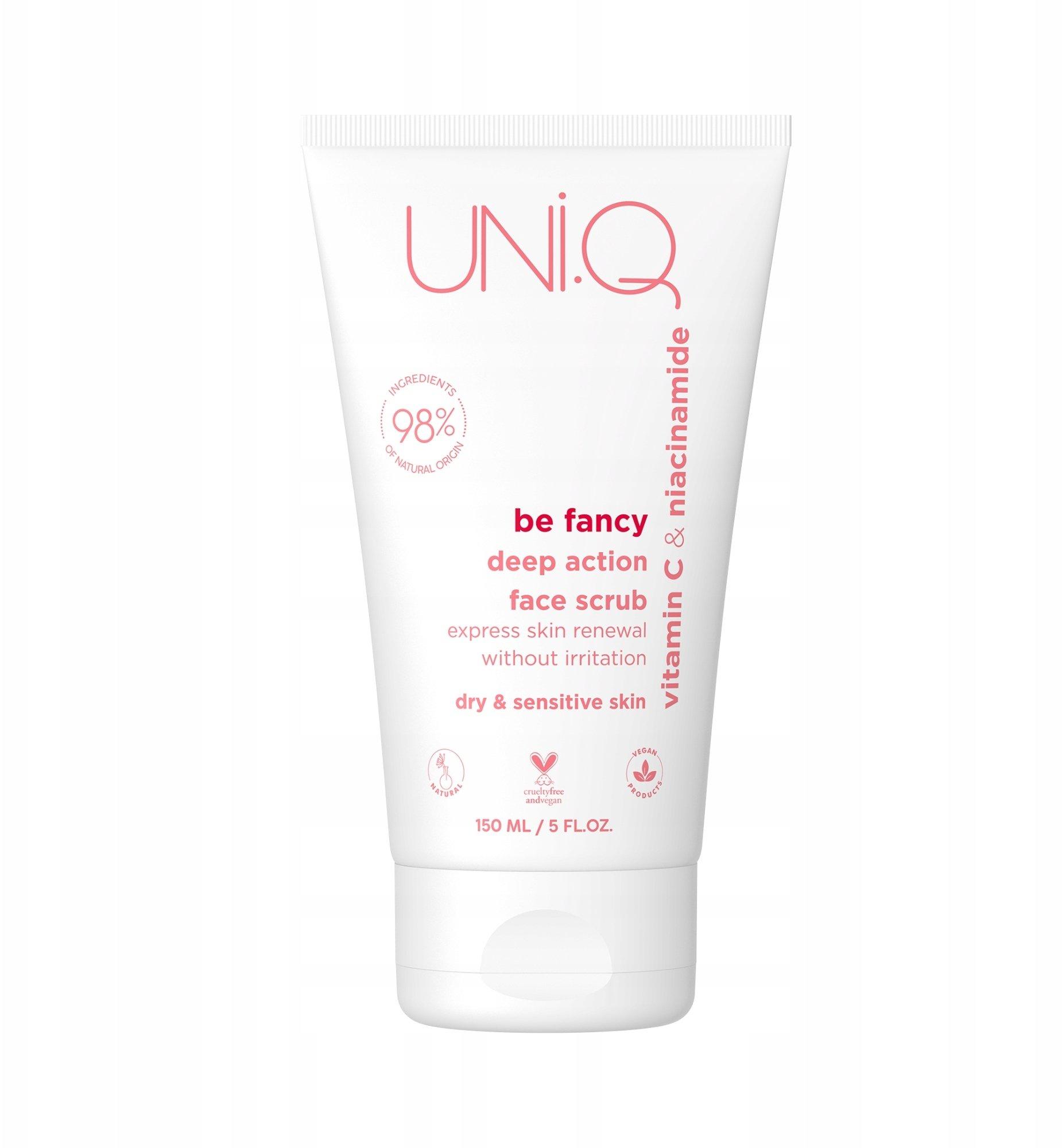 4organic face scrub be fancy deep action 150ml