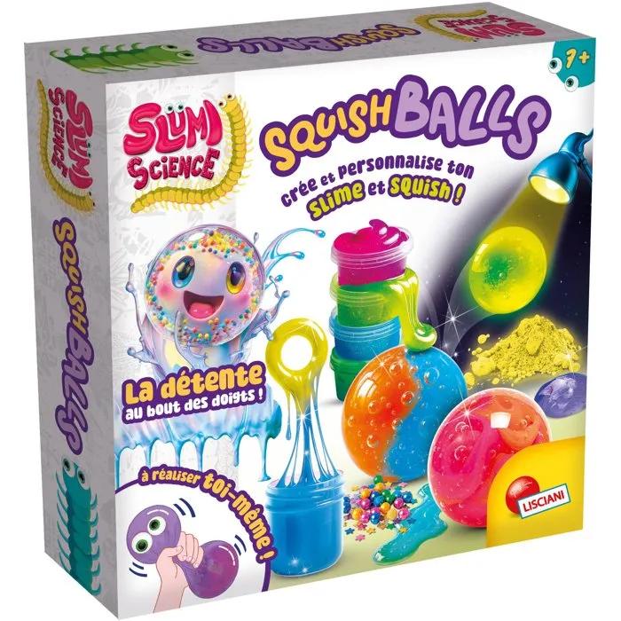 slumi science squish ball kit creative slime & colorful beads 2 pcs
