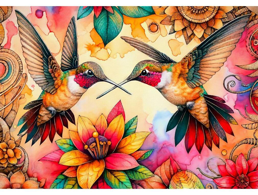 viel spass jigsaw puzzle kolibri 1000 dlks