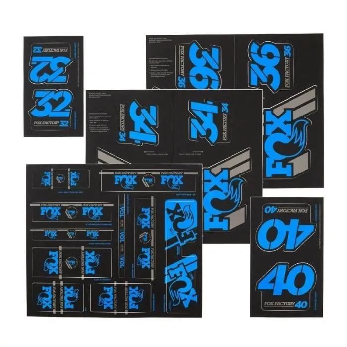 fox sticker kit heritage blue