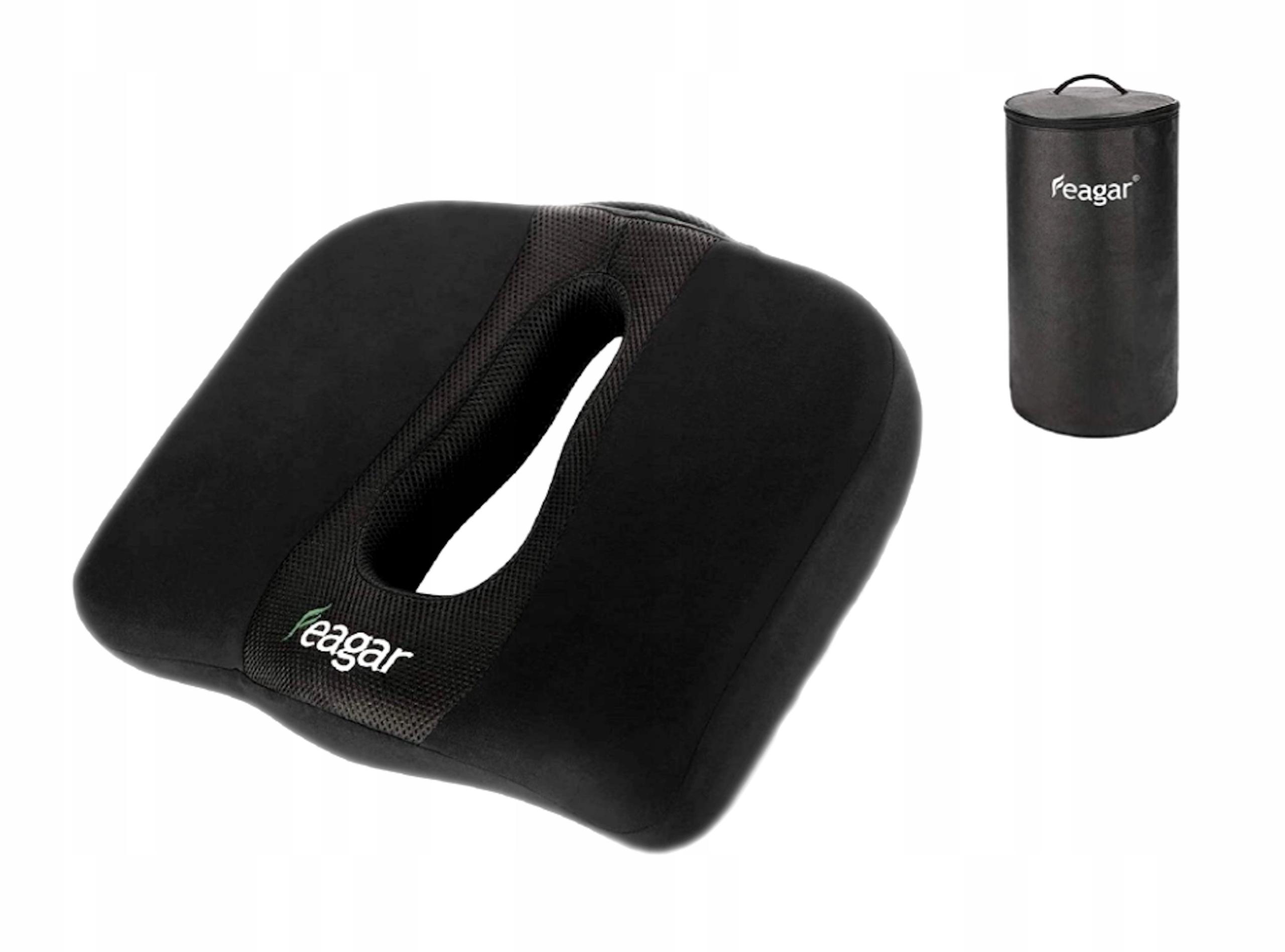 feagar orthopedic seat cushion 260 black