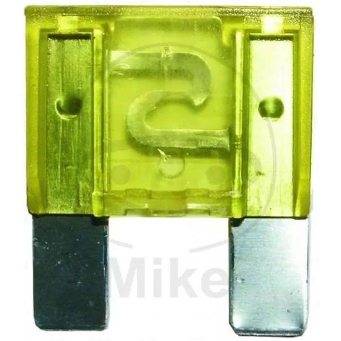 dresselhaus banana plug fuse maxi 20a 1 piece yellow