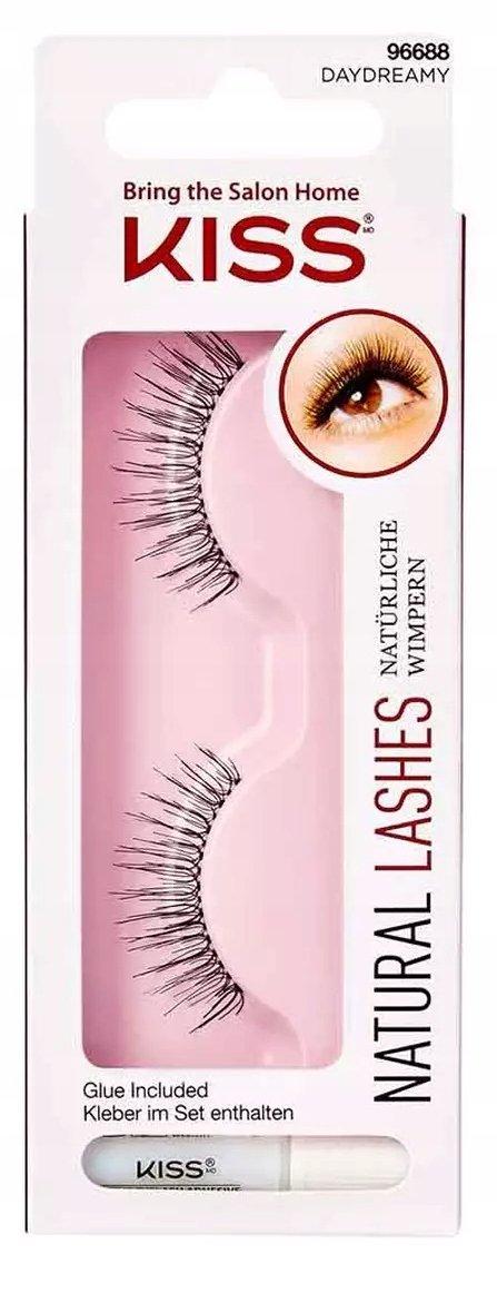 kiss artificial eyelashes daydreamy 1 pair + glue 1g