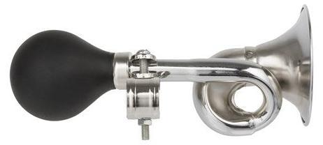 pexkids bike horn post horn red/silver 1 pack