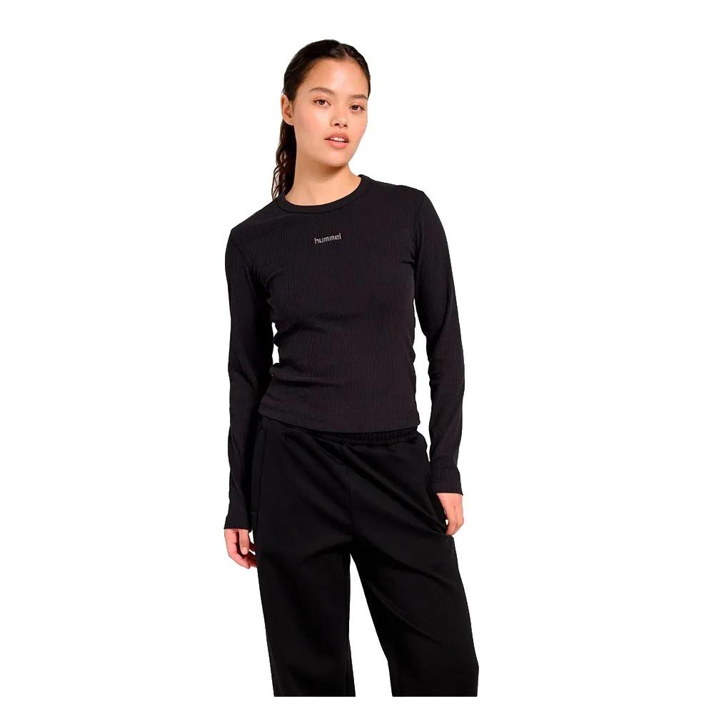 hummel long sleeve t-shirt foundation black s