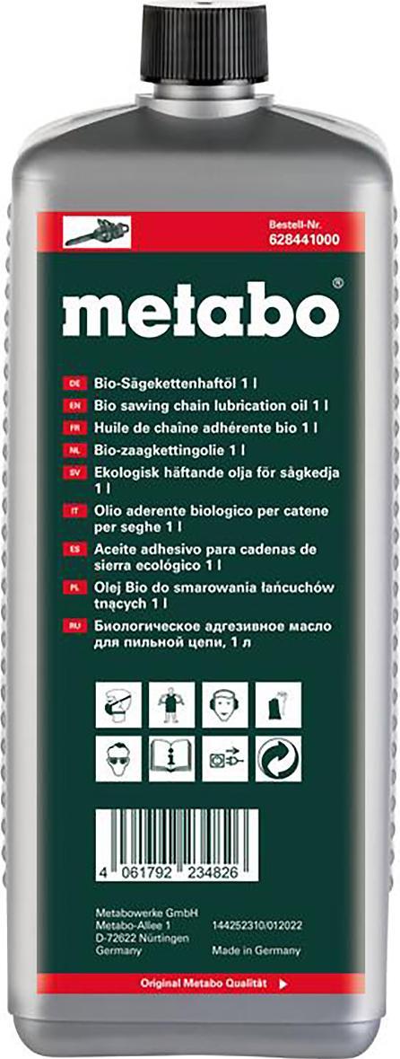 metabo chain oil biodegradable 1 liter