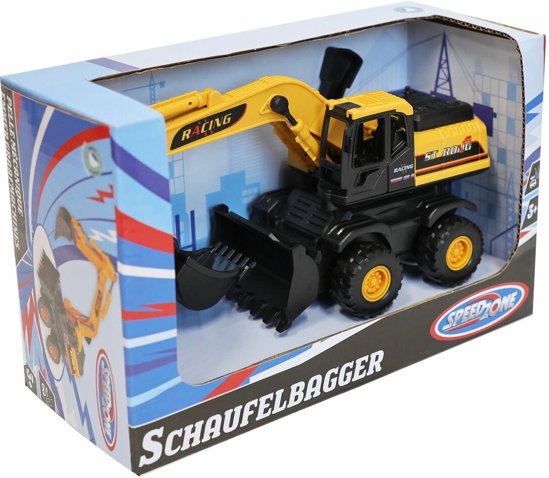 speedzone excavator toy friction