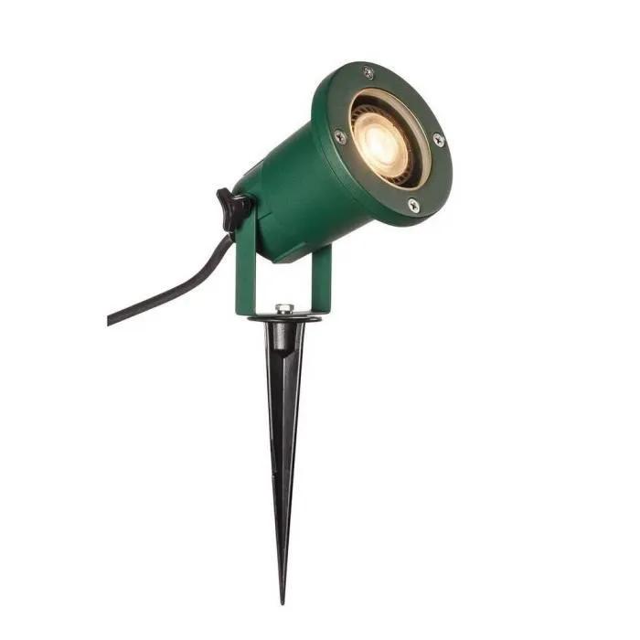 slv outdoor spotlight big nautilus green ip65 11w