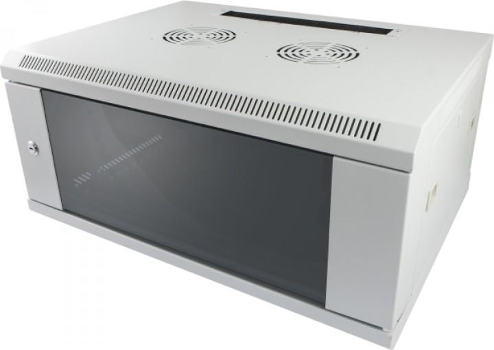 allnet rack mount enclosure smc6604grau 4u