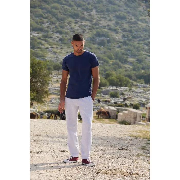 fruit of the loom jogging pants classic open hem black l