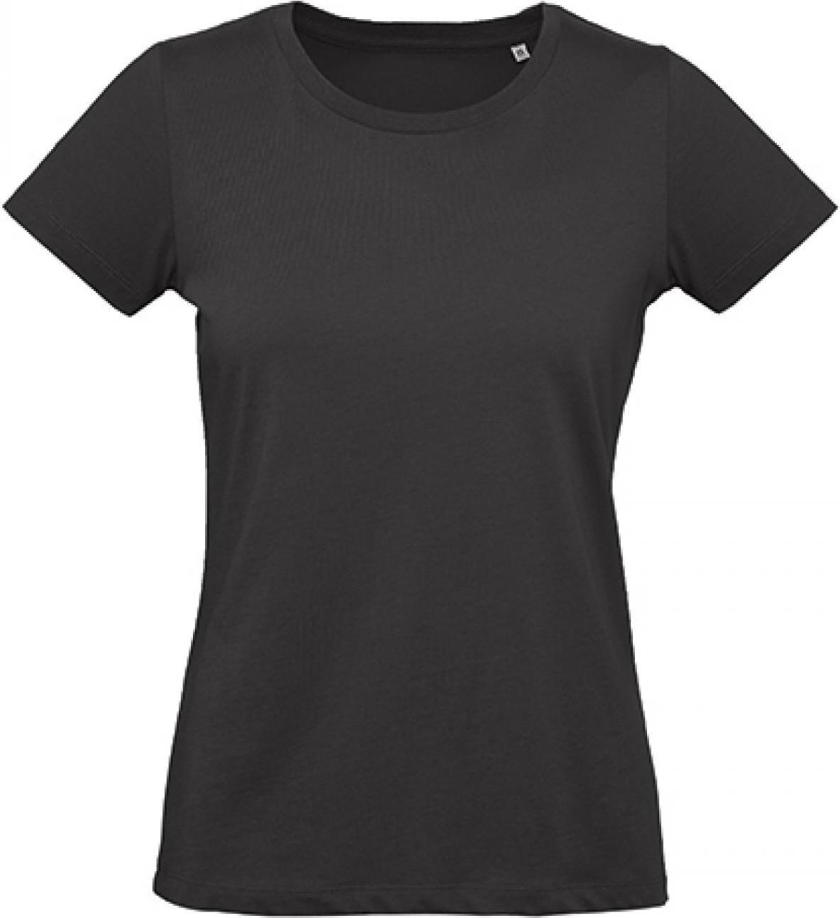 b&c t-shirt inspire plus black l